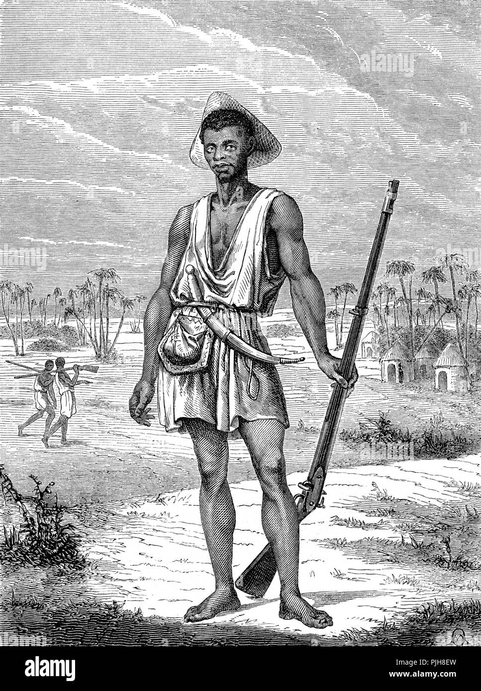 royaume-du-dahomey-guerrier-benin-dimpression-1863-lafrique-pjh8ew.jpg