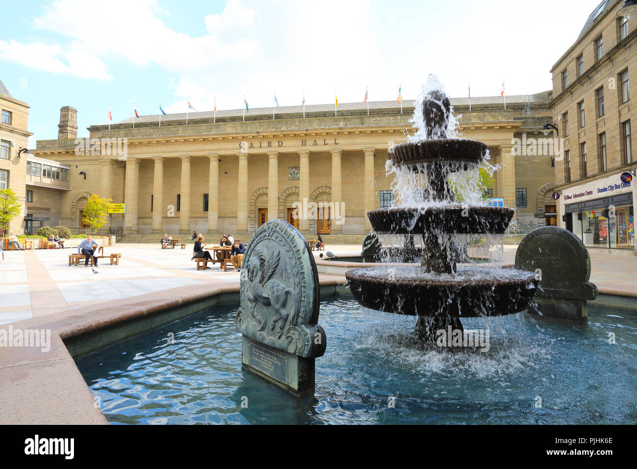 Caird Hall, un concert auditorium sur City Square, dans le centre de Dundee, sur Tayside, en Ecosse, Royaume-Uni Banque D'Images