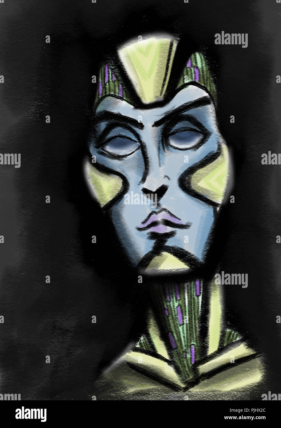 Robot femelle Banque D'Images