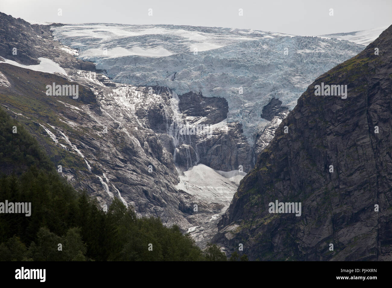 Melkevoll Glacier Banque D'Images