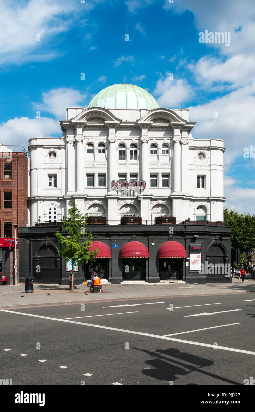 KOKO est un lieu de musique live à Camden Town précédemment connu sous le nom de Camden Theatre, Music Machine et Camden Palace. Banque D'Images