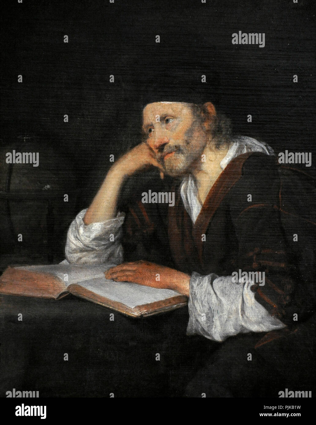 Héraclite (544-484 av. J.-C.). Philosophe grec. Portrait par Gerard Ter Borch (1617-1681), ca.1648. . Musée Wallraf-Richartz. Cologne. L'Allemagne. Banque D'Images
