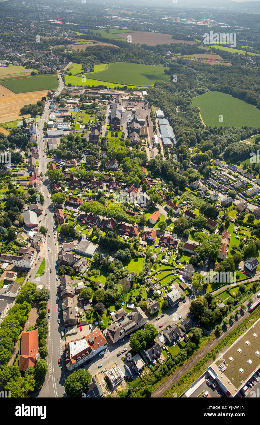 Dortmund-Bövinghausen Zeche Zollern II Landwehr Colonie / IV, miner's Maisons, Maisons du greffier, Gelsenkirchen Bergwerks AG, Dortmund, Ruhr, Rhénanie du Nord-Westphalie, Allemagne Banque D'Images