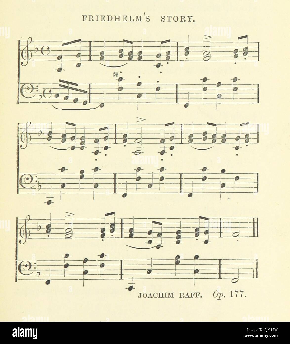 Libre à partir de la page 33 de "Le premier violon. Un roman. [Par Jessie Fothergill.]' . Banque D'Images