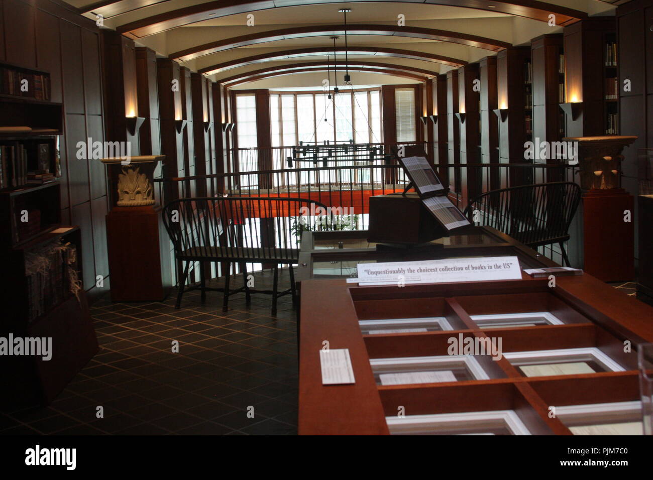 Intérieur au Robert H. Smith International Center for Jefferson Studies de Charlottesville, va, Etats-Unis Banque D'Images