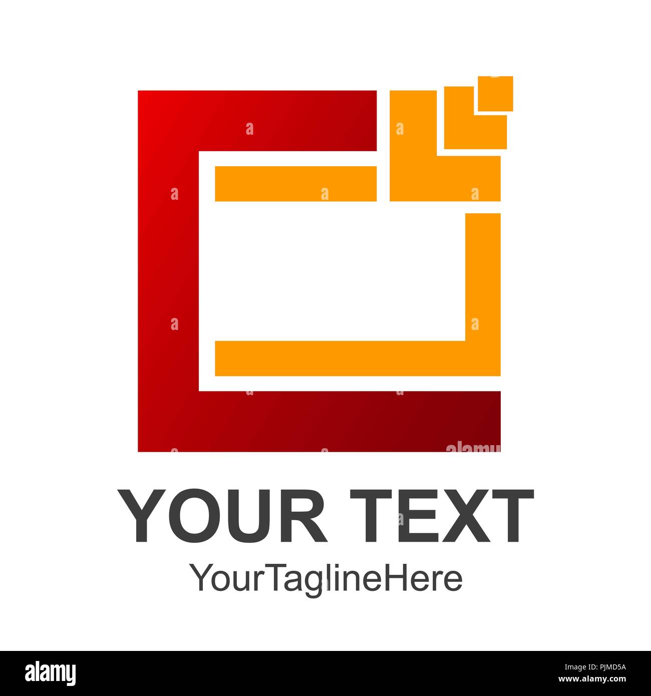 Résumé de création logo vector square diamond élément modèle de conception. Logo design abstrait vecteur forme Illustration de Vecteur