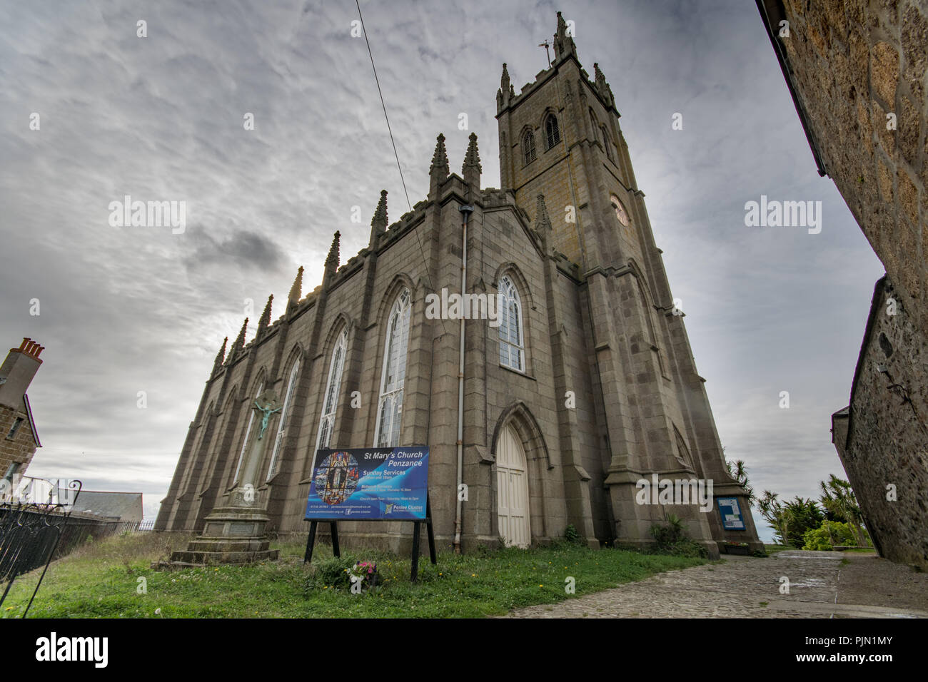 St Marys Church à Penzance Banque D'Images