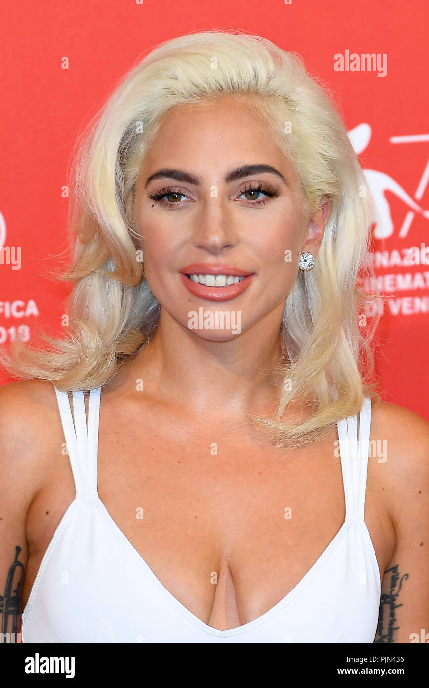Lady Gaga assiste à une étoile est née une séance au cours de la 75e Festival du Film de Venise, Venise, Italie. 31 août, 2018 © Paul Treadway Banque D'Images