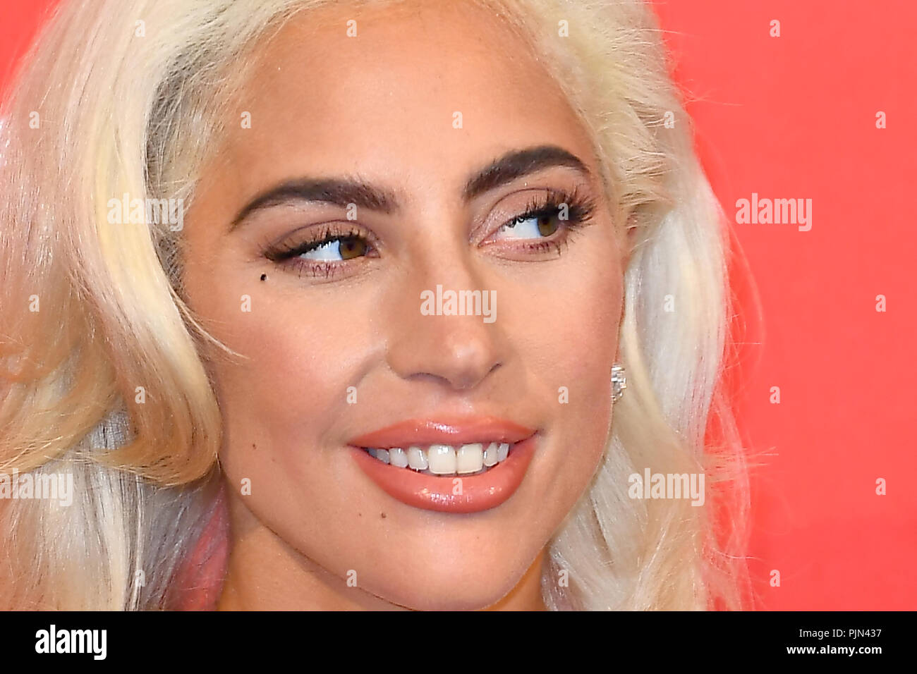 Lady Gaga assiste à une étoile est née une séance au cours de la 75e Festival du Film de Venise, Venise, Italie. 31 août, 2018 © Paul Treadway Banque D'Images