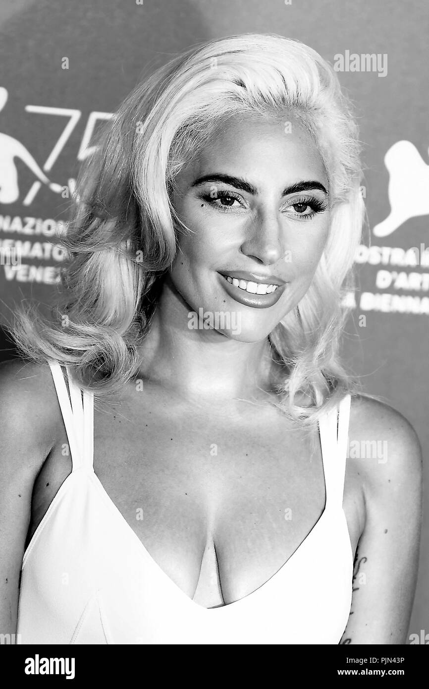 Lady Gaga assiste à une étoile est née une séance au cours de la 75e Festival du Film de Venise, Venise, Italie. 31 août, 2018 © Paul Treadway Banque D'Images