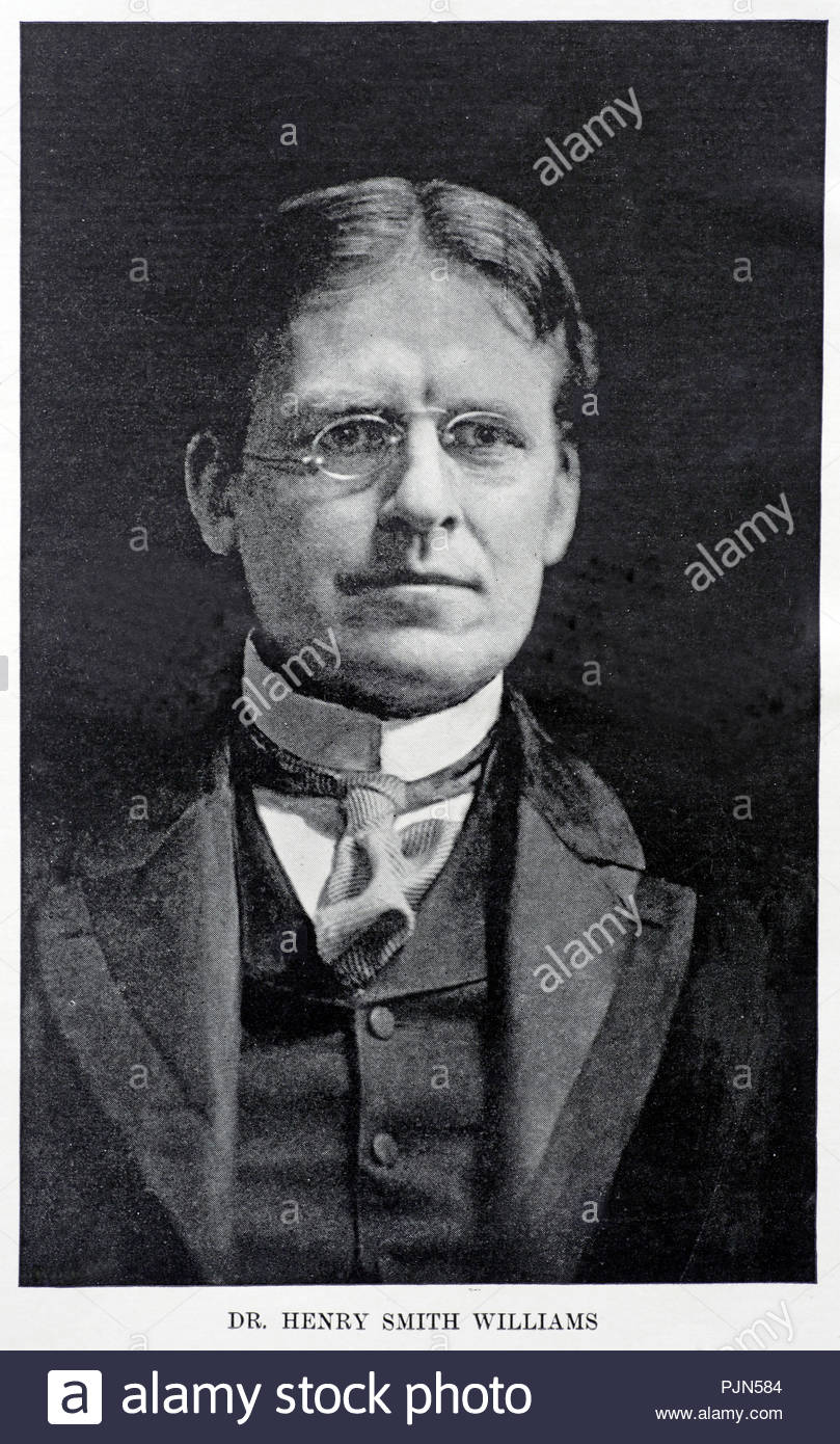 Henry Smith Williams portrait, était un médecin, avocat et auteur de plusieurs livres sur la médecine, l'histoire, et de la science. Il est né en 1863 et mort en 1943. Illustration de 1900. Banque D'Images