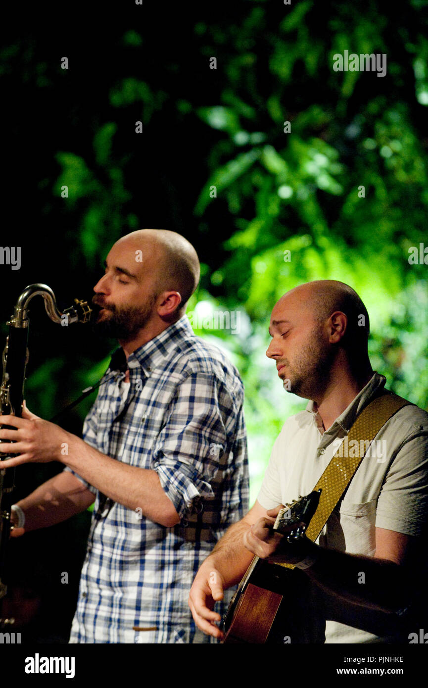 Groupe belge Isbells aux Nuits du Botanique à Bruxelles (Belgique, 14/05/2010) Banque D'Images