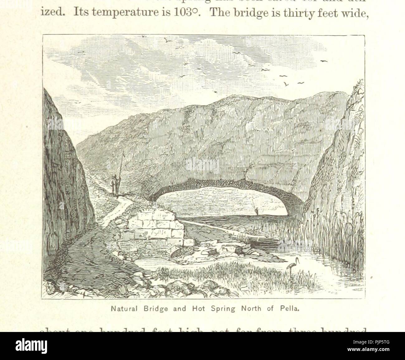 Libre à partir de la page 213 de "l'Est de la Jordanie un document de voyage et d'observation dans le pays de Moab, Galaad et Basan . Avec une introduction par . R. D. Hitchcock . 70 illustrations et une carte" . Banque D'Images