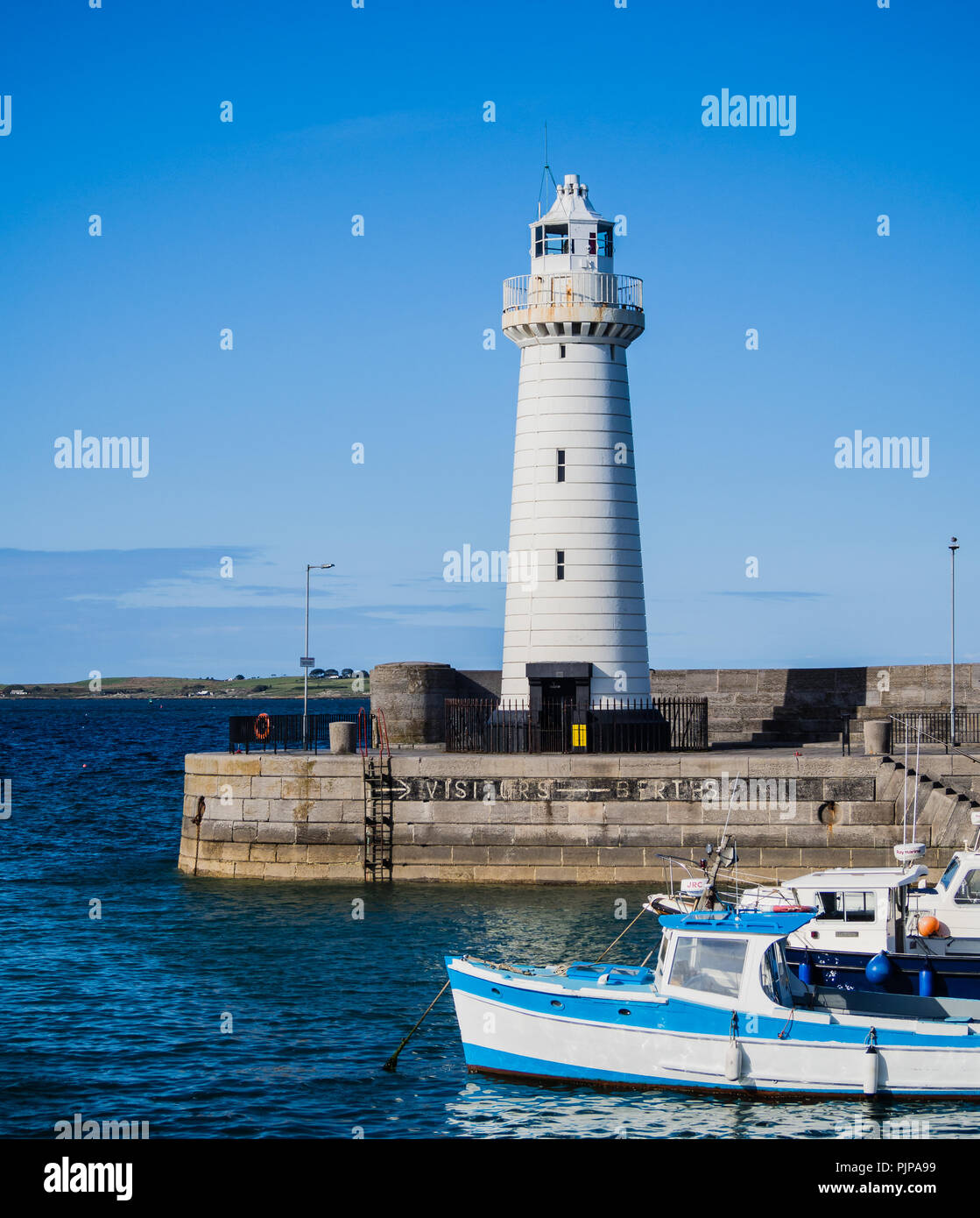 Phare de Donaghadee Banque D'Images