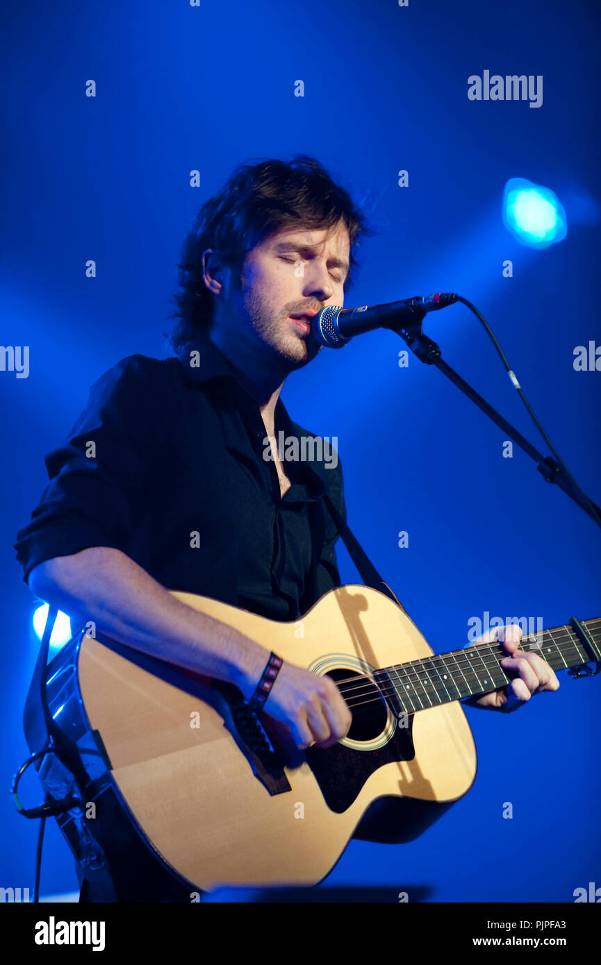 Les concerts de la duo écossais Martin et James dans le théâtre américain, Bruxelles (Belgique, 21/11/2011) Banque D'Images