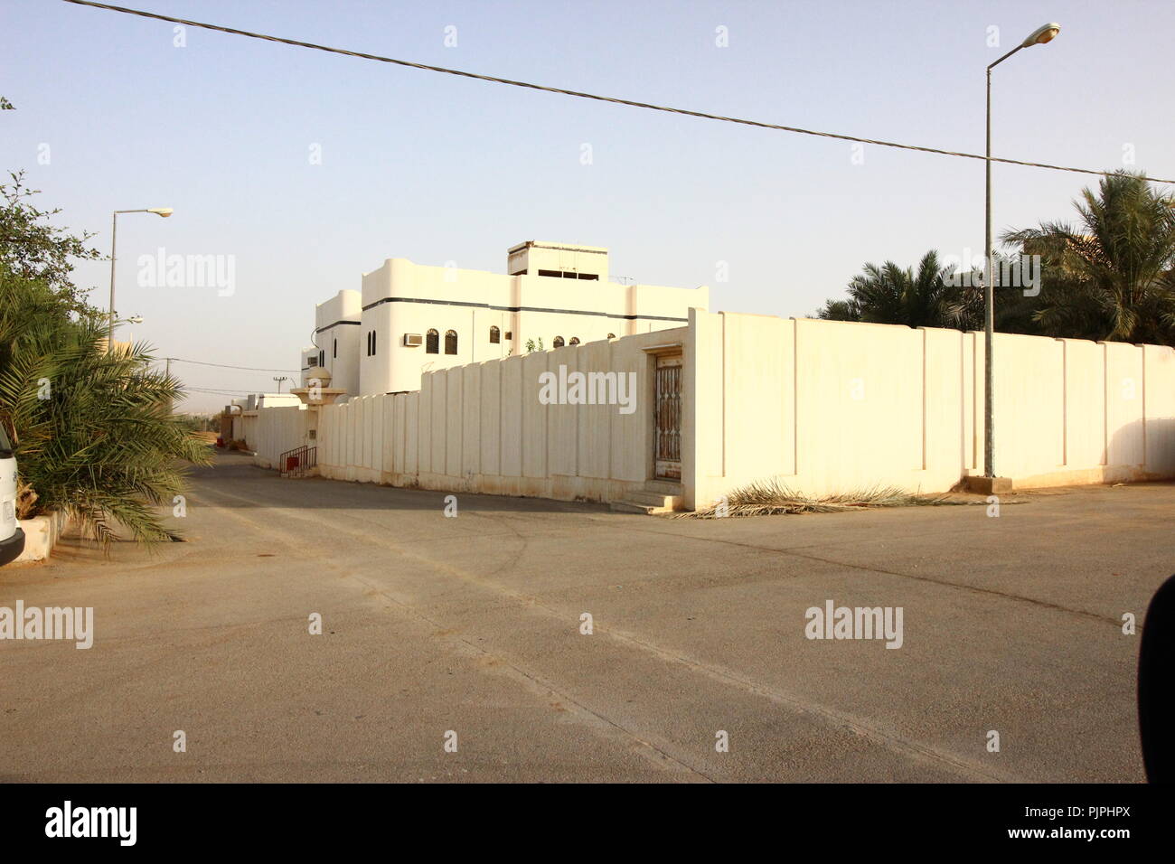 Une conception de maison de l'Arabie Saoudite Banque D'Images