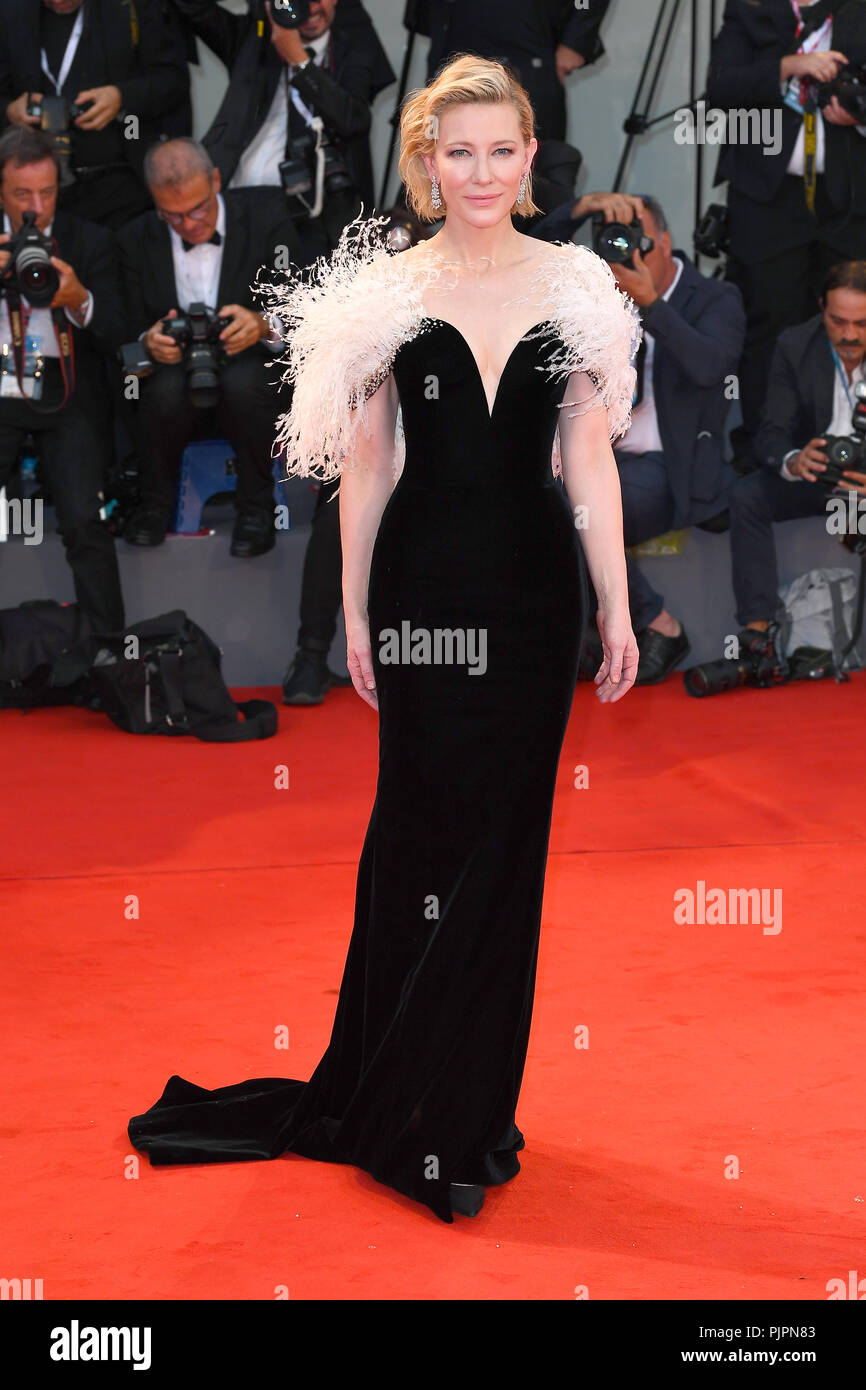 Cate Blanchett assiste au 75e Festival du Film de Venise projection d'une étoile est née au Palazzo del Casino de Venise. 31 août 2018 © Paul Treadway Banque D'Images