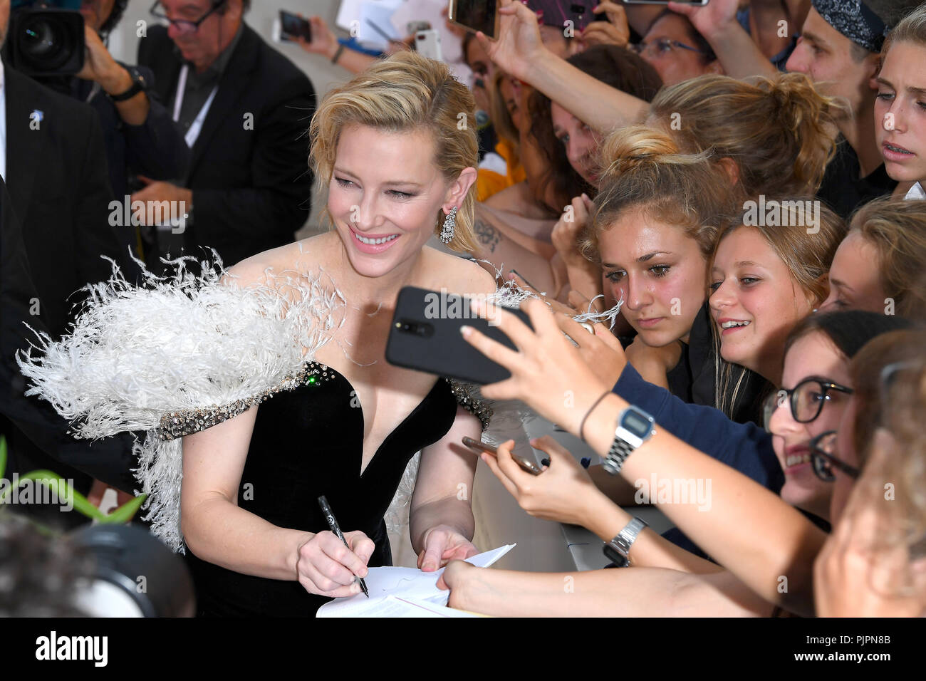 Cate Blanchett assiste au 75e Festival du Film de Venise projection d'une étoile est née au Palazzo del Casino de Venise. 31 août 2018 © Paul Treadway Banque D'Images