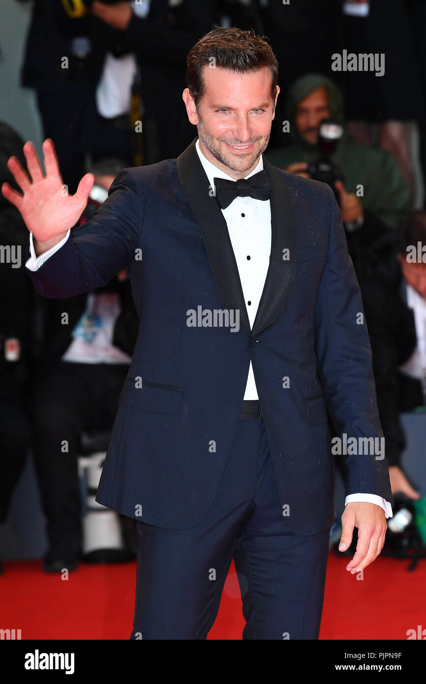 Bradley Cooper occupe le 75e Festival du Film de Venise projection d'une étoile est née au Palazzo del Casino de Venise. 31 août 2018 © Paul Treadway Banque D'Images