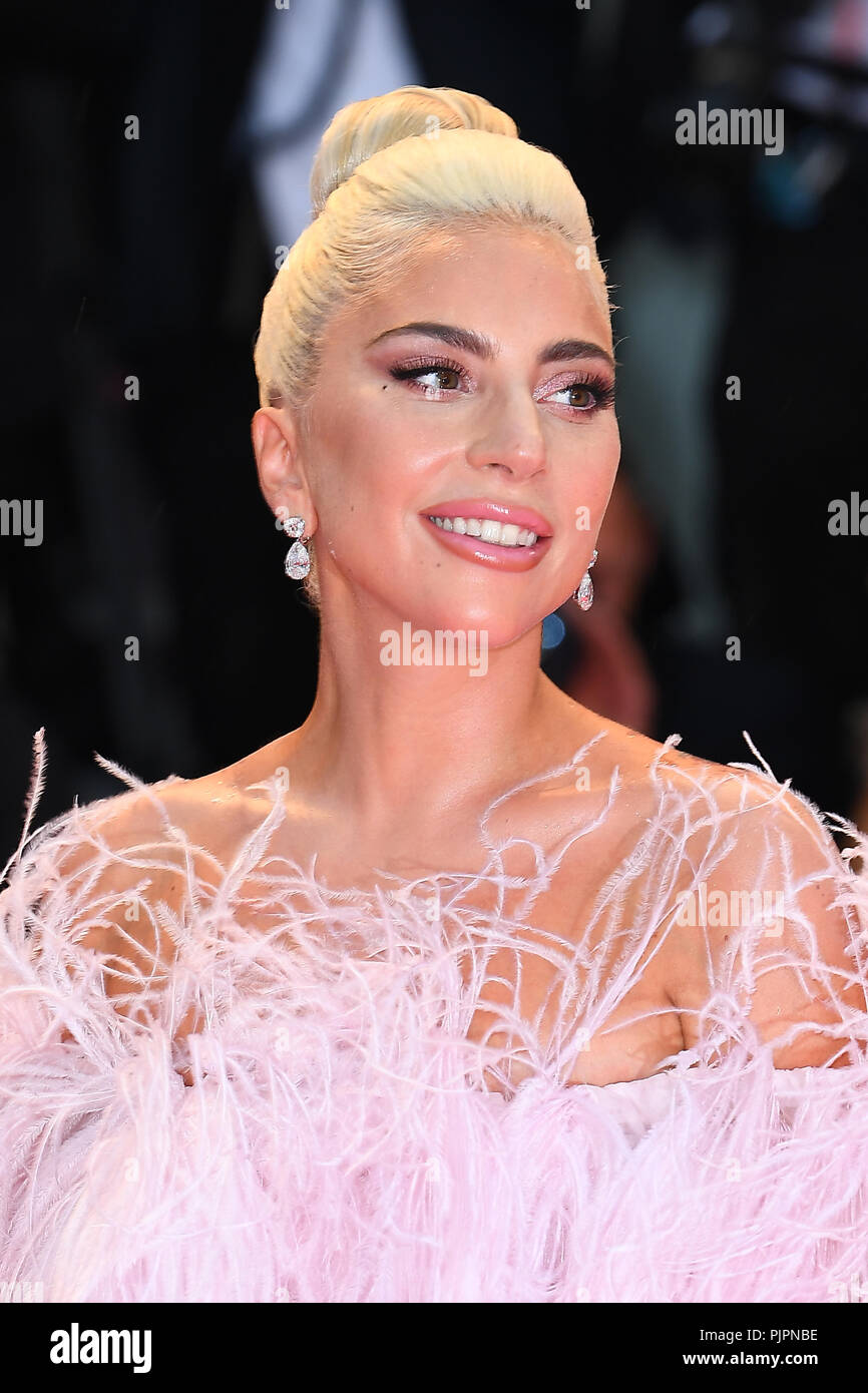 Lady Gaga assiste au 75e Festival du Film de Venise projection d'une étoile est née au Palazzo del Casino de Venise. 31 août 2018 © Paul Treadway Banque D'Images