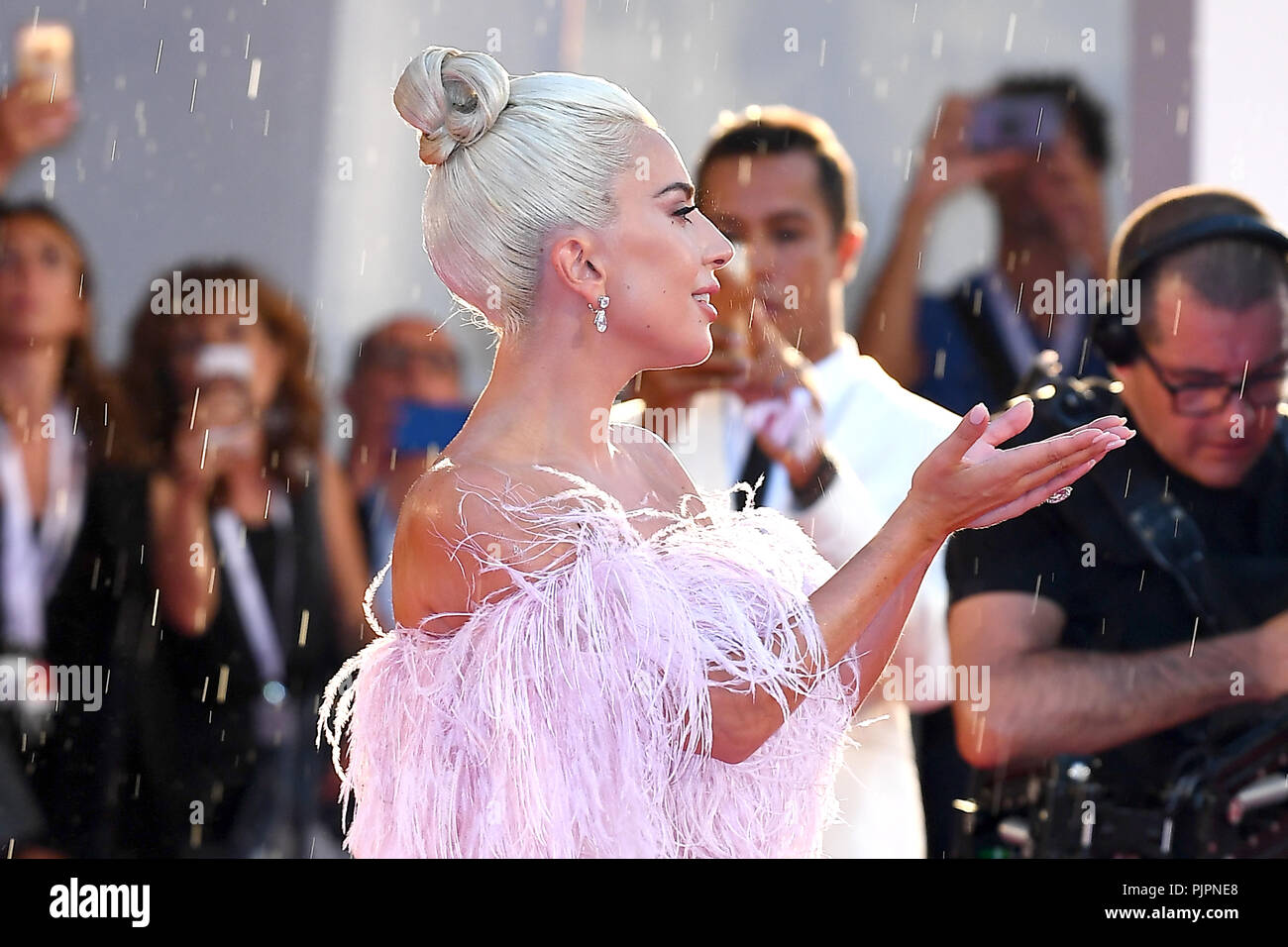 Lady Gaga assiste au 75e Festival du Film de Venise projection d'une étoile est née au Palazzo del Casino de Venise. 31 août 2018 © Paul Treadway Banque D'Images