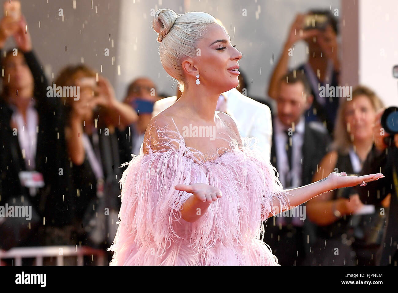 Lady Gaga assiste au 75e Festival du Film de Venise projection d'une étoile est née au Palazzo del Casino de Venise. 31 août 2018 © Paul Treadway Banque D'Images