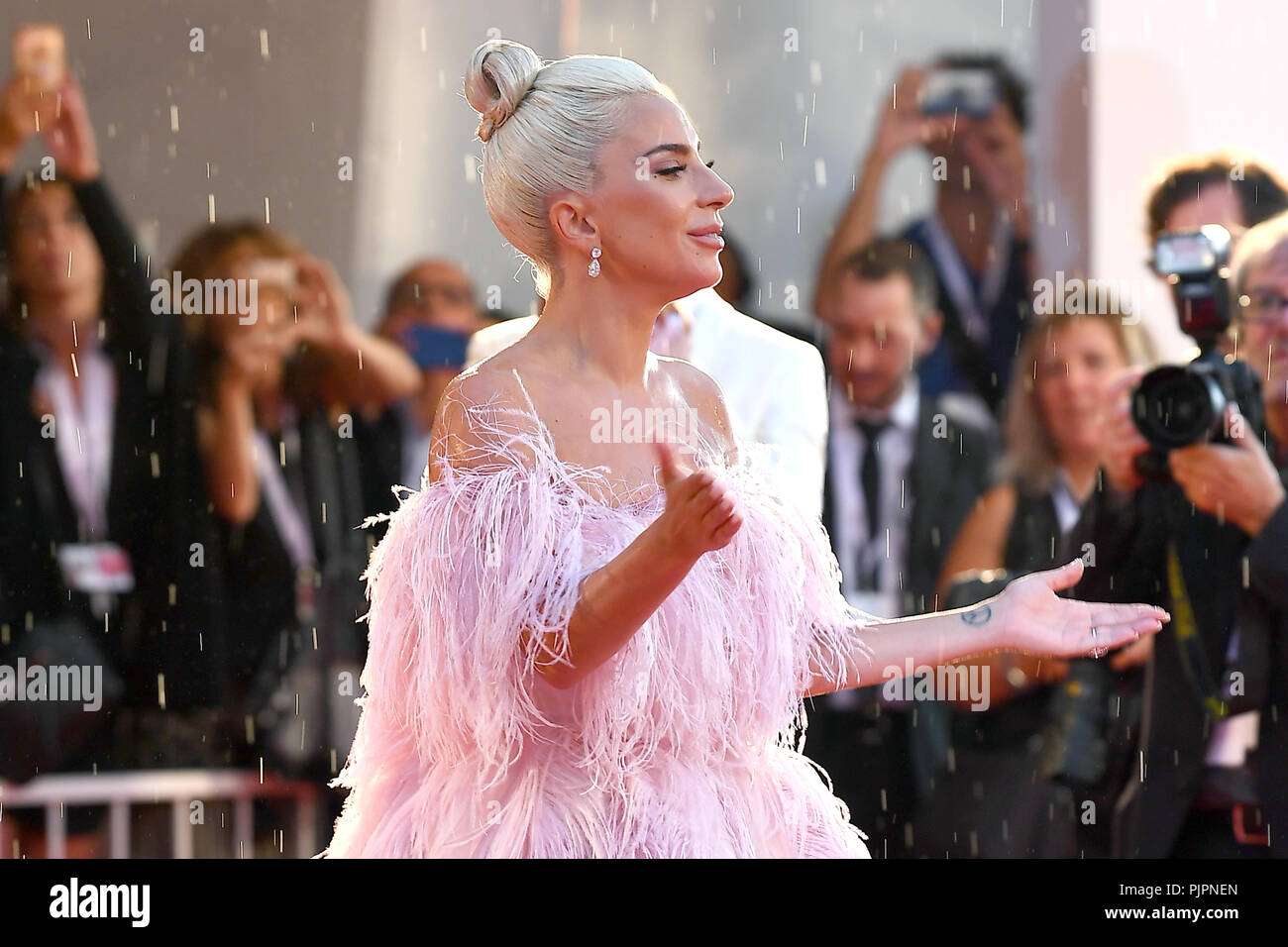 Lady Gaga assiste au 75e Festival du Film de Venise projection d'une étoile est née au Palazzo del Casino de Venise. 31 août 2018 © Paul Treadway Banque D'Images