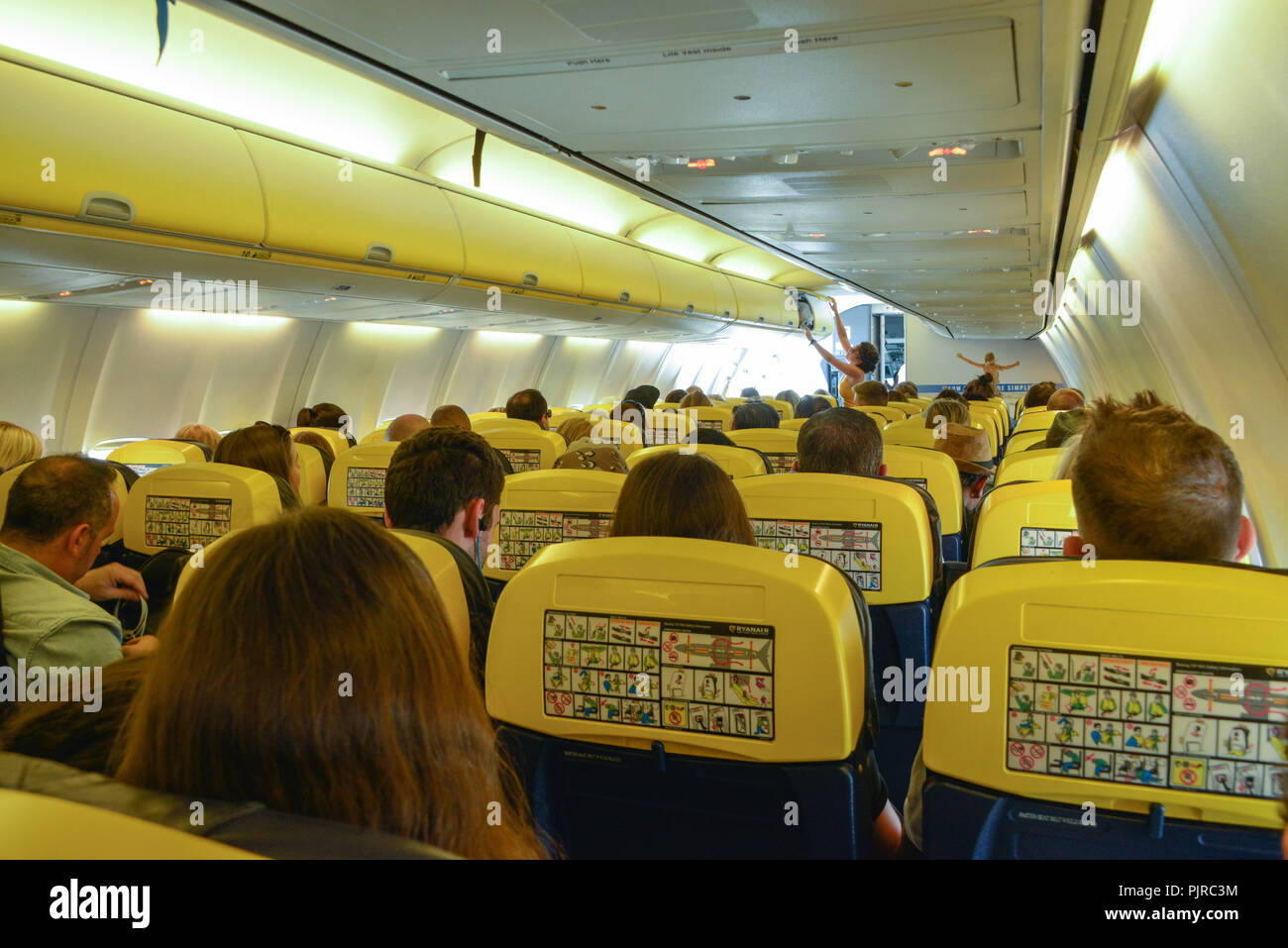 Ryan Air Flugzeug Banque D'Images