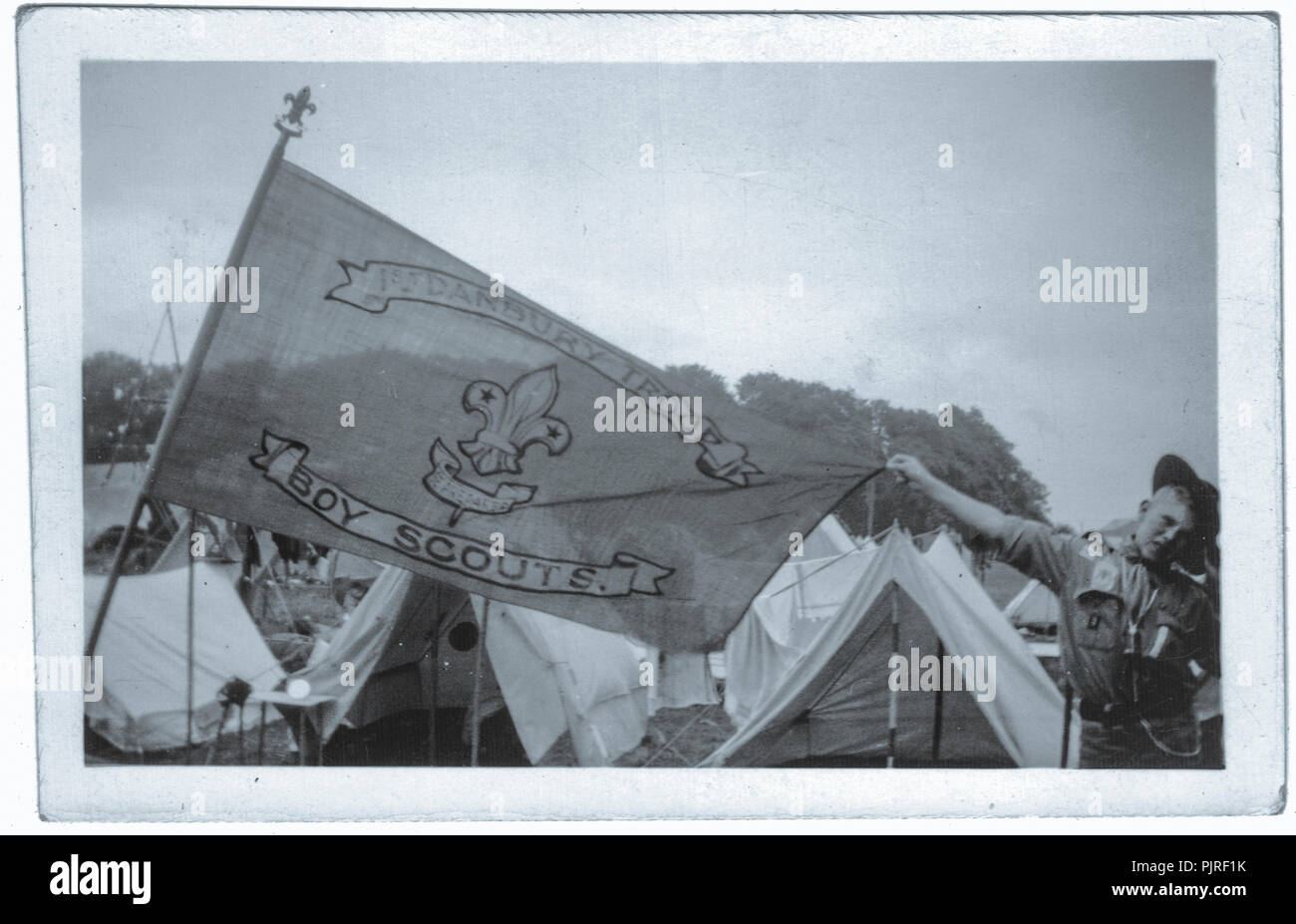 5e Jamboree Scout Mondial, tenue à Bloemendaal Vogelenzang Hollande, Pays-Bas, 1937 Banque D'Images