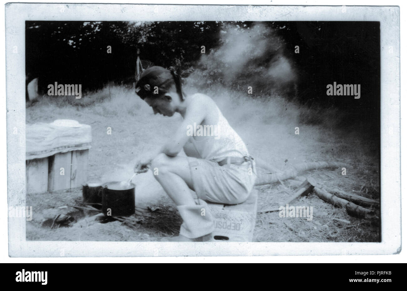 5e Jamboree Scout Mondial, tenue à Bloemendaal Vogelenzang Hollande, Pays-Bas, 1937 Banque D'Images