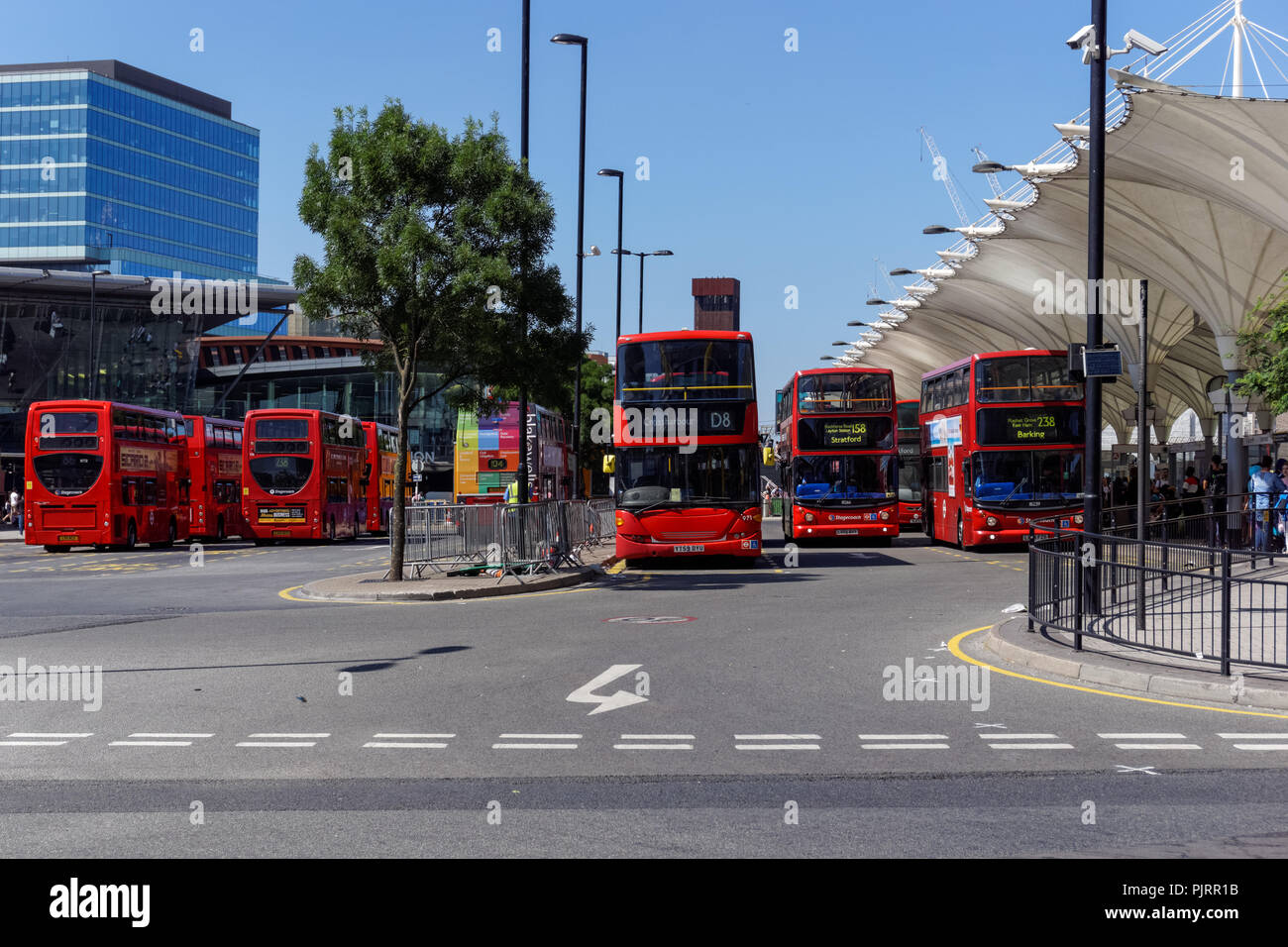 La gare routière de Stratford Londres Angleterre Royaume-Uni UK Banque D'Images