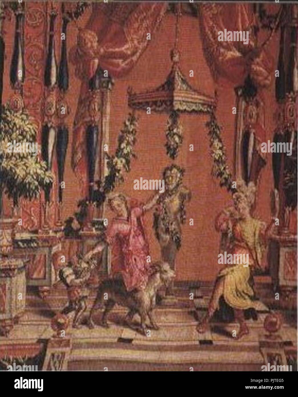 Grotesque de Beauvais d'après Jean baptiste monnoyer. Banque D'Images