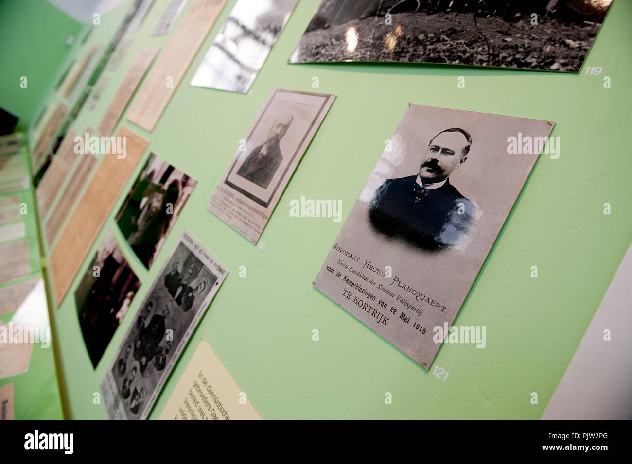 La collection de la ville museum à Alost (Belgique, 04/08/2009) Banque D'Images