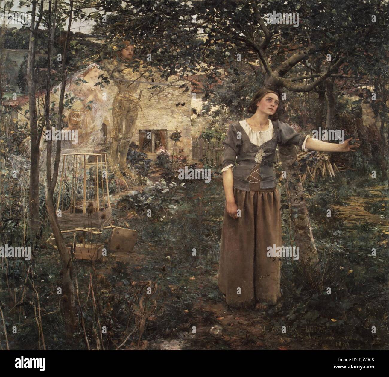 Jules Bastien-Lepage, 1879 - Jeanne d'Arc. Banque D'Images Jules Bastien-Lepage, 1879 - Jeanne d'Arc. Banque D'Images