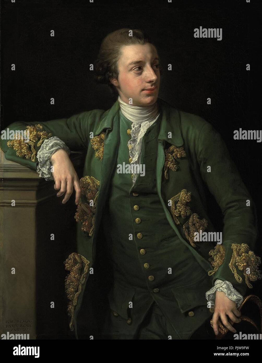 Pompeo Batoni - Portrait de Thomas Fortescue (1767). Banque D'Images