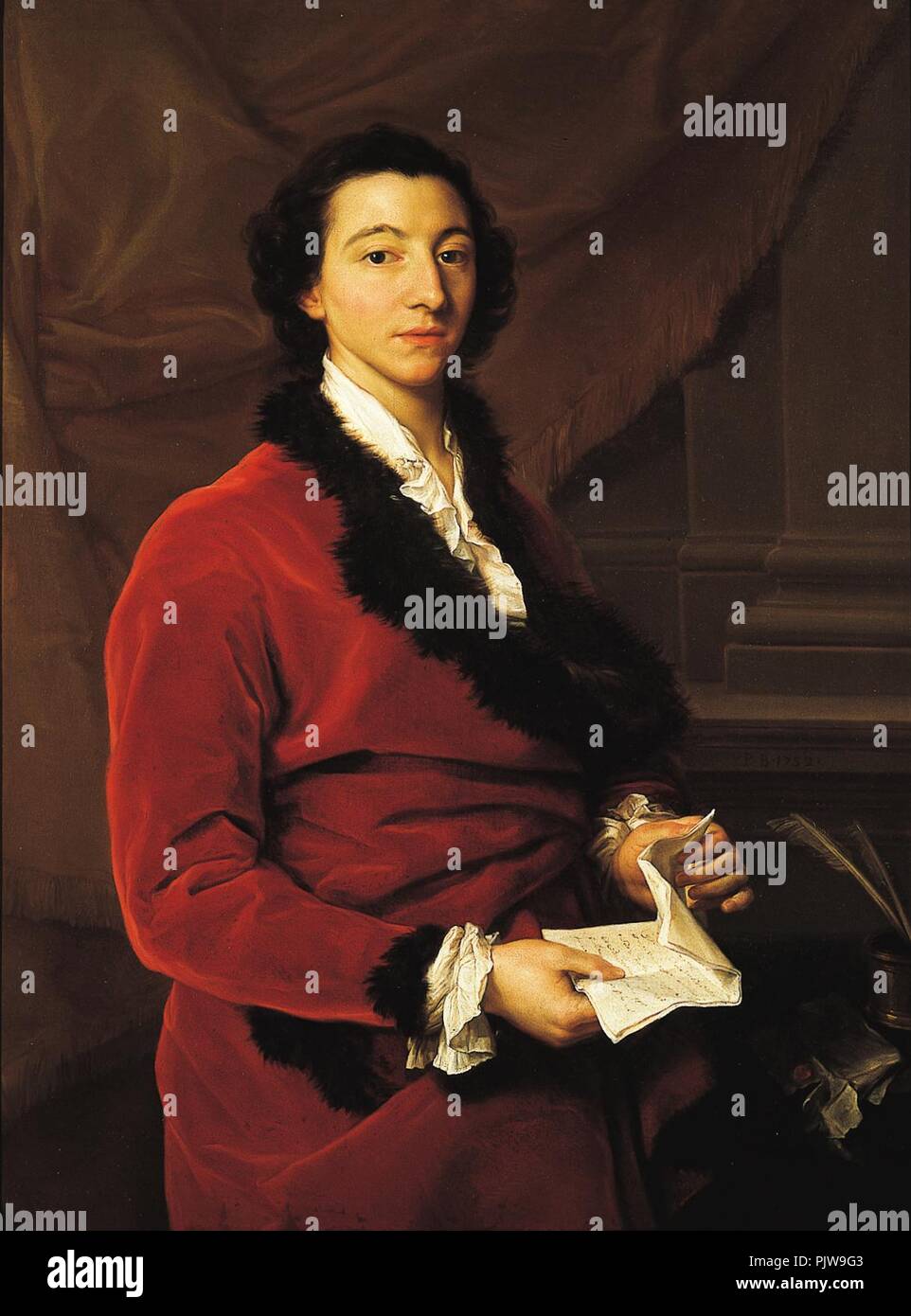 Portrait de Ralph Howard par Pompeo Batoni, 1752. Banque D'Images