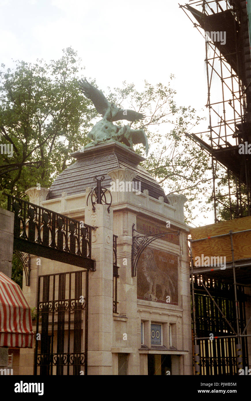 Le zoo d'Anvers dans les années 90 (Belgique, 10/1992) Banque D'Images