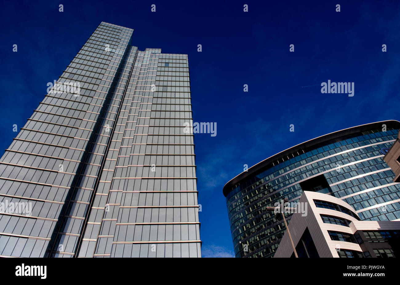 La Tour Dexia à Saint-Josse-ten-Noode, Bruxelles (Belgique, 21/01/2011) Banque D'Images