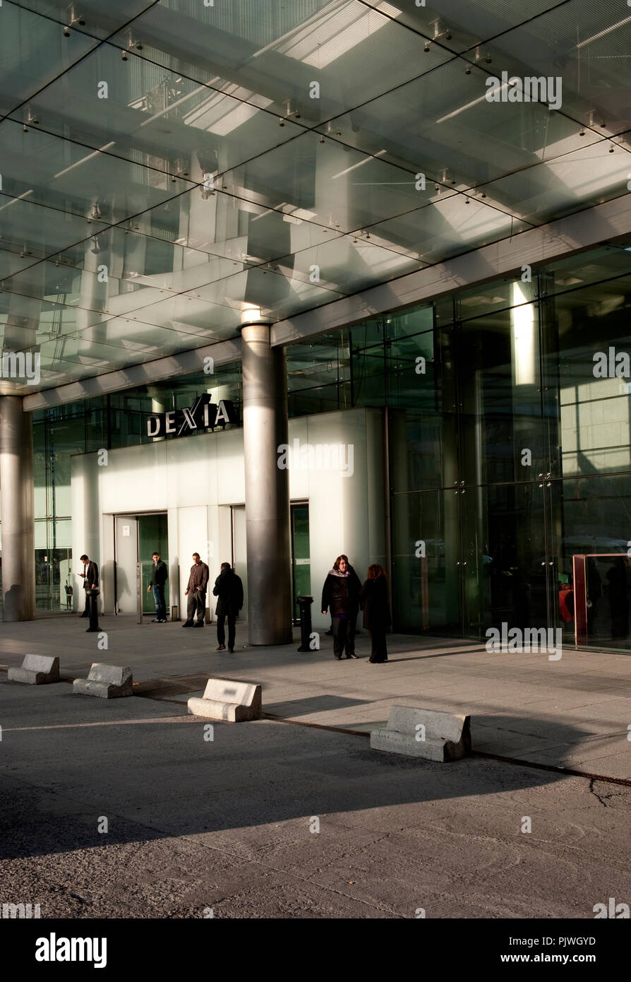 La Tour Dexia à Saint-Josse-ten-Noode, Bruxelles (Belgique, 21/01/2011) Banque D'Images