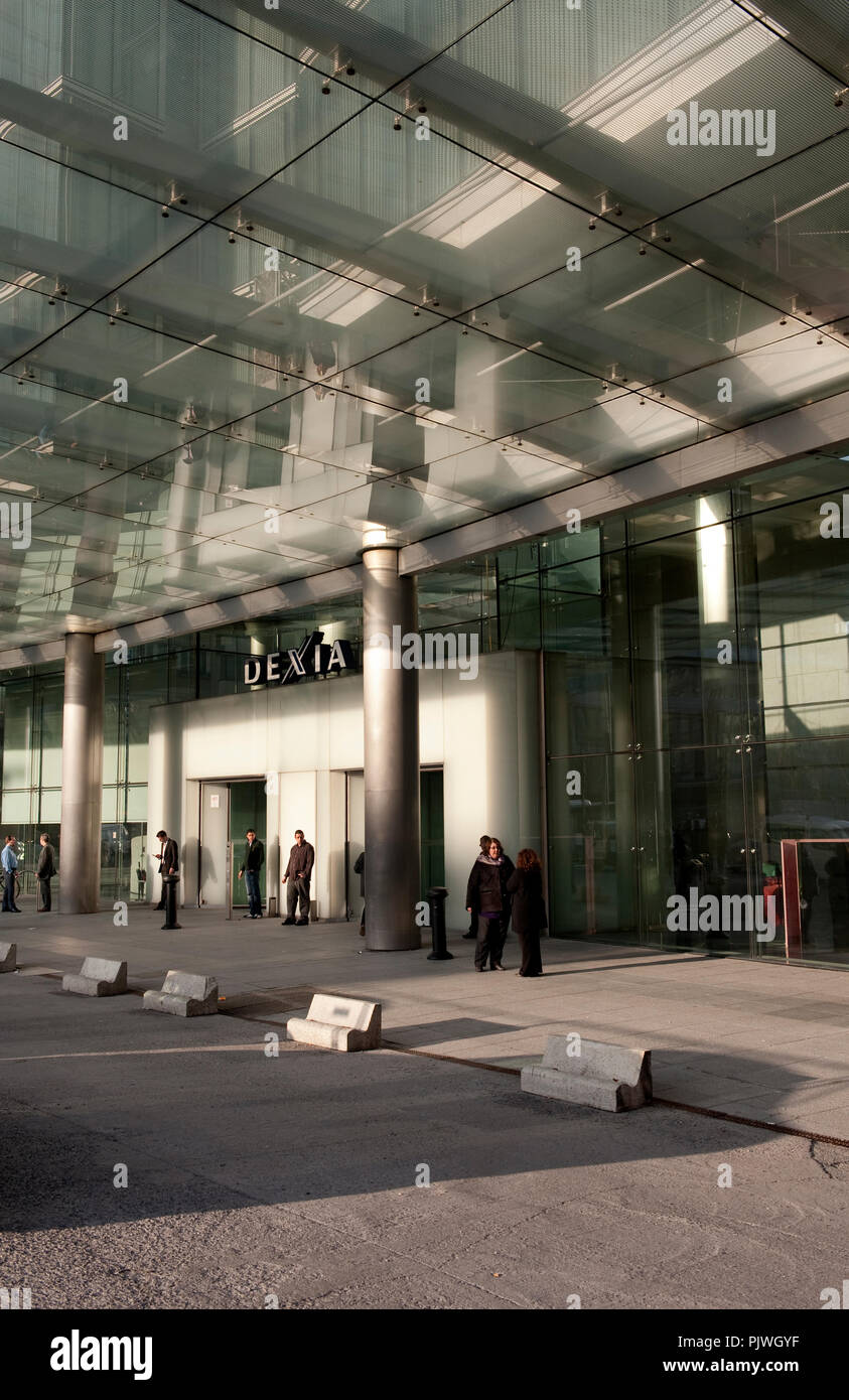 La Tour Dexia à Saint-Josse-ten-Noode, Bruxelles (Belgique, 21/01/2011) Banque D'Images