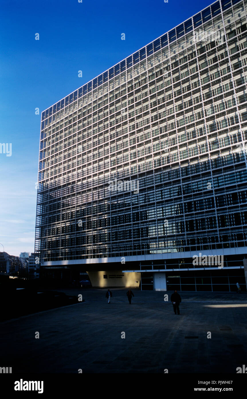 Le bâtiment Berlaymont de la Commission européenne à Bruxelles (Belgique, 15/12/2006) Banque D'Images