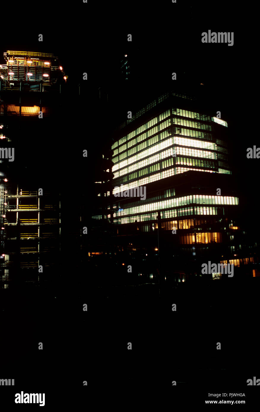 La Tour Dexia à Bruxelles, à la place Rogier (Belgique, 16/01/2006) Banque D'Images