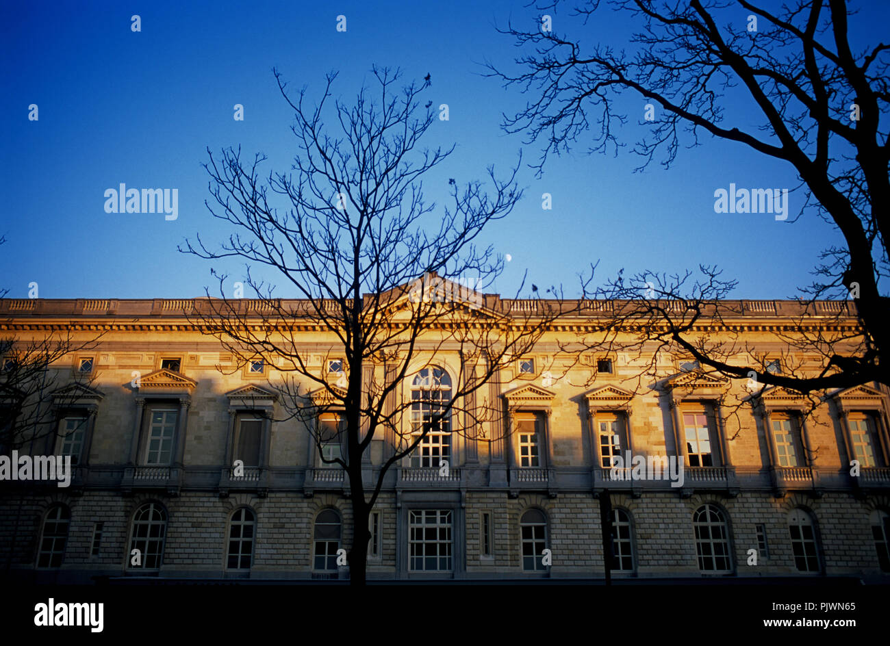 La Cour de Justice à Gand, conçu par Louis Roelandt (Belgique, 18/12/2007) Banque D'Images