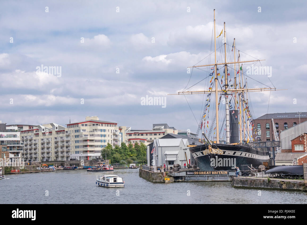 SS Great Britain dans le port de Bristol, Bristol, England, UK Banque D'Images