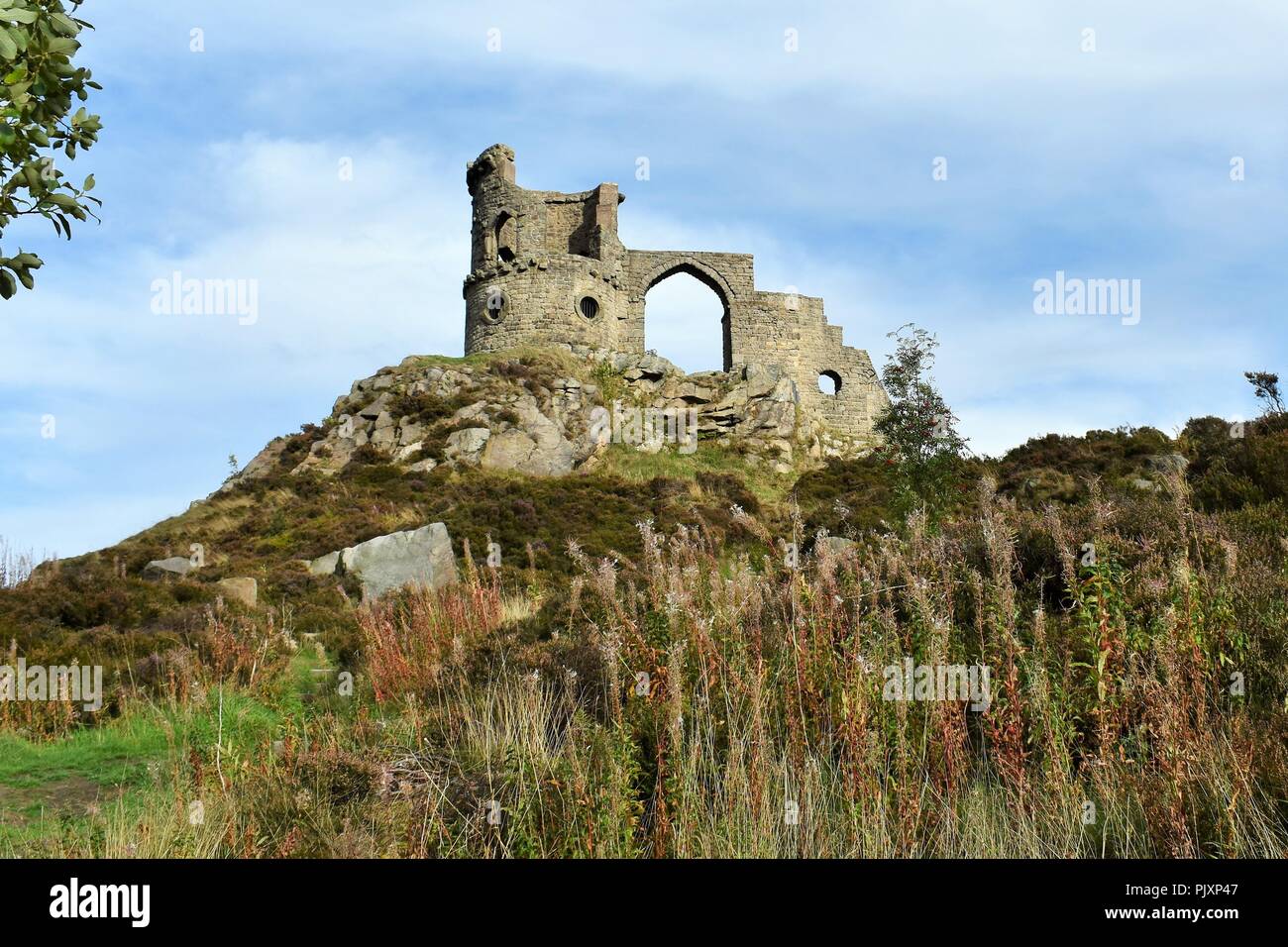 Mow Cop Château Banque D'Images