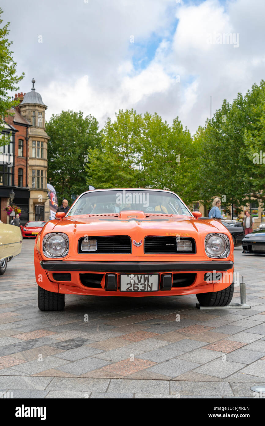 Pontiac Trans Am voiture américaine classique Banque D'Images