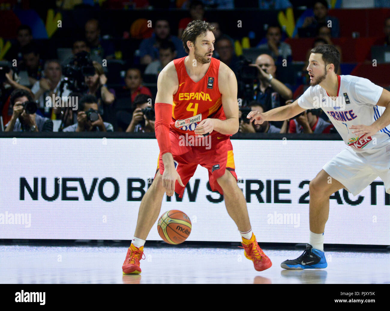 Pau Gasol. L'Équipe nationale de basket-ball de l'Espagne. Coupe du Monde 2014 Banque D'Images