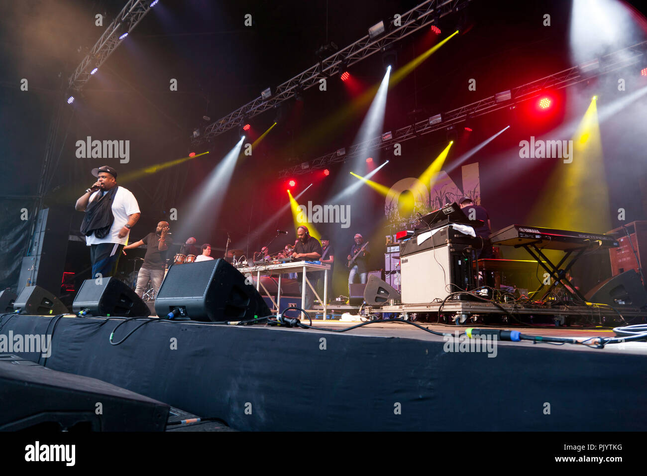 De La Soul sur la scène principale à l'OnBlackheath Music Festival, Lewisham, Londres Banque D'Images