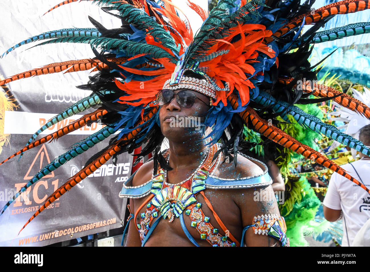 Londres, Royaume-Uni. 9 septembre 2018. Des centaines de regarder le défilé de la parade annuelle 2018 Carnaval de Hackney, le 9 septembre 2018, Londres, Royaume-Uni : Crédit photo Capital/Alamy Live News Banque D'Images