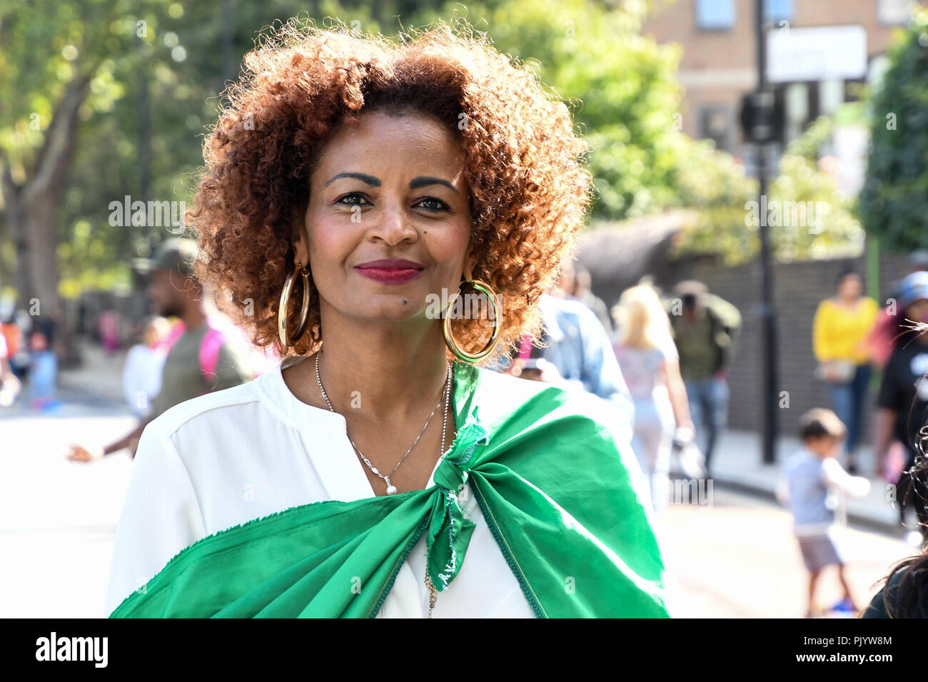 Londres, Royaume-Uni. 9 septembre 2018. Des centaines de regarder le défilé de la parade annuelle 2018 Carnaval de Hackney, le 9 septembre 2018, Londres, Royaume-Uni : Crédit photo Capital/Alamy Live News Banque D'Images